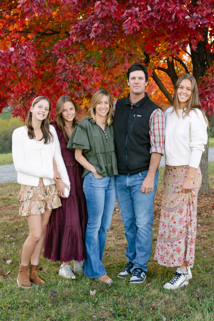 Carrington and Corie King and their daughters